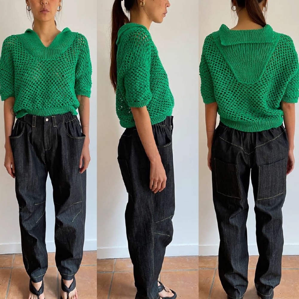 Vejas Maksimas Denim Pants NEW